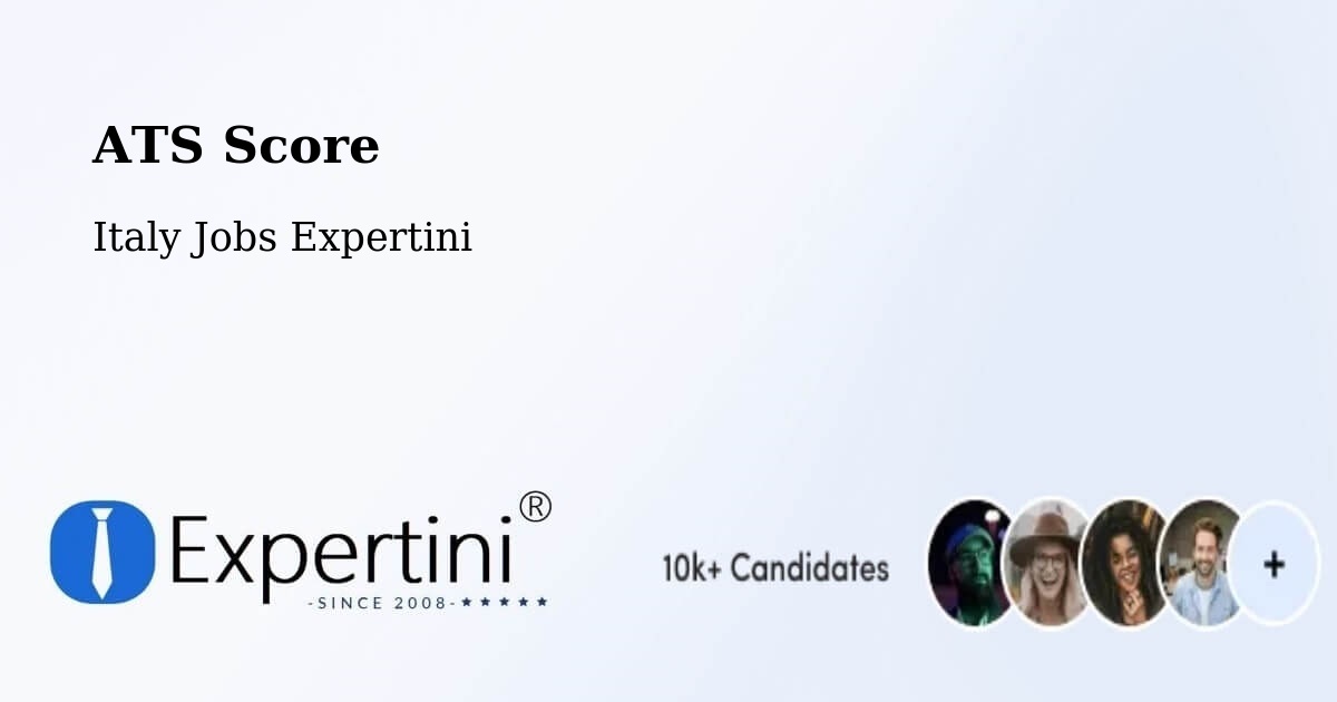 Resume ATS Score & Job Description Match Tool – Marmora - Italy Jobs Expertini